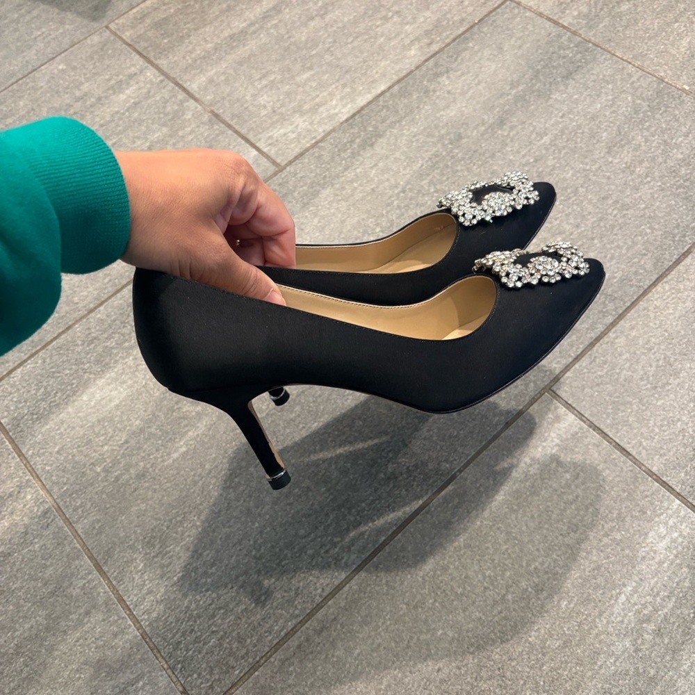 Manolo Blahnik Black Heels - Picture 4 of 12